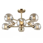 Потолочная люстра на штанге Omnilux 933 OML-93307-08 (220V, шарики)