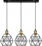 Подвесной светильник 33 ИДЕИ PND102.03.04.003BL.GO-IKS.BL (220V, на проводе)