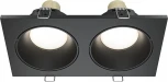 Встраиваемый светильник Zoom GU10 2x50Вт IP 65 Maytoni Technical DL033-2-02B (220V)