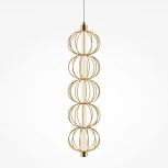 Подвесной светильник Maytoni Golden Cage MOD216PL-L10G3K (LED, 220V, на проводе, шарики)
