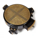 Столик Secret De Maison 3 SLONA ( mod. ND-005) этническая роспись (дерево манго/латунная чеканка)