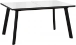 Стол HBS140 стекло белое/ опоры черные Dikline 00-00062744