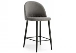 Барный стул Woodville Амизуре темно-серый / черный матовый 448663