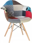 Стул обеденный DAW PATCHWORK (цвет сиденья мозаика)