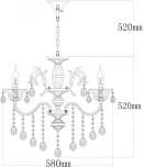 Подвесная люстра MW-Light Селена 482013105
