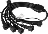 Коннектор питания ARD-CLASSIC-SYNC-RGB Black (230V, 5 ports) (Закрытый)