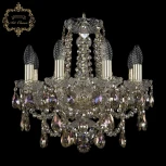 Подвесная люстра Art Classic 11.25 11.25.8.141.Gd.Sp.R801 (220V, хрусталь, на цепи, подсвечник, свеча)