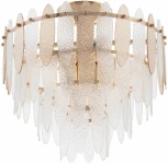 Потолочная люстра хрустальная на штанге Arte Milano Sorrento-1309 371309/6/40/400 GD (220V)