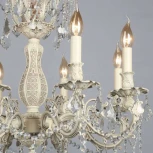 Подвесная люстра Omnilux Taranto OML-74403-08 (220V, на цепи, подсвечник, свеча)