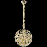 Подвесной светильник Wertmark Brunella WE109.12.303 (220V, хрусталь, на цепи, шар)