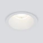 Встраиваемый точечный светильник светодиодный белый Elektrostandard Lin 15266/LED (220V, круглые)