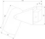 Спот Eurosvet Snap 20167/1 черный
