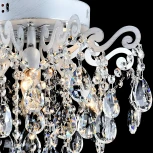 Потолочная люстра хрустальная Reluce 04033-0.3-04 WH+SILVER PN (220V)