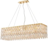 Подвесная люстра хрустальная Favourite Robby 4722-10P (220V, на тросе)