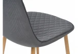 Обеденный стул на металлокаркасе Woodville Capri grey / wood 11849