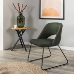 Стул R-Home Lars тёмно-зеленый/Линк