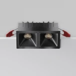 Встраиваемый светильник Maytoni Alfa LED DL043-02-10W4K-SQ-B-1 (220V)