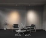 Трековый светильник трехфазный 15W 220V Maytoni Alfa TR199-3-15W2.7K-M-W (LED, круглые)