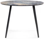 Стеклянный стол Woodville Анселм 100х76 магеллан / черный 532380