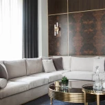 Бра Bogate's 351/4 золото / белый (220V, выключатель)