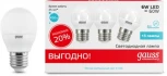Лампочка светодиодная E27 6W Gauss Elementary 53226T