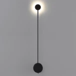 Настенный светильник Odeon Light Satellite 7008/5WLA черный/металл/акрил LED 3000/4000K тумблер на корп. 5W 220V