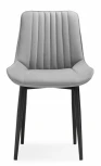 Стул Notta на металлокаркасе Седа К светло-серый / черный 502100