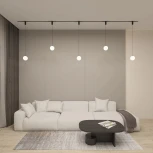 Трековый светильник LED с ПДУ 220V Denkirs Smart Mon DK8052-BK (шар)