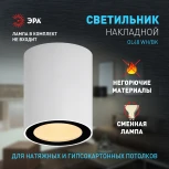 Точечный светильник ЭРА OL48 WH/BK (220V, IP44)