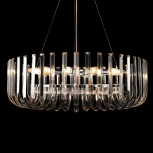 Подвесная люстра Loft It Dakota 10300/800 Nickel (220V, хрусталь, на тросе)