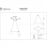 Подвесной светильник Freya Barbara FR5004PL-04CH (220V, на проводе, круглые)