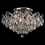 Потолочная люстра Eurosvet Crystal 10081/6 хром / прозрачный хрусталь