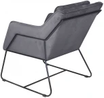 Кресло Top Concept Alex, бархат серый 27