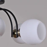 Потолочная люстра на штанге ILLUMICO IL0250-5CSQ-79 BK AB (220V)