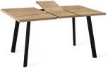 Стол HB120 Дуб Галифакс натуральный /опоры черные Dikline 00-00060141