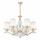 Подвесная люстра Arte Milano Florentia-3987 303987/6 Wh/Gd (220V, на цепи)