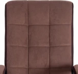 Компьютерное кресло игровое Tetchair TRENDY (Флок,Ткань/Коричневый)