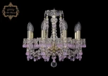Подвесная люстра Art Classic 11.24 11.24.8.141.Gd.V7010 (220V, хрусталь, на цепи, подсвечник, свеча)