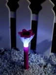 Грунтовый светильник на солнечной батарее Uniel USL-C-420/PT305 PINK CROCUS (LED, цветы, IP44)