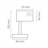 Трековое крепление Lightstar Asta 594057