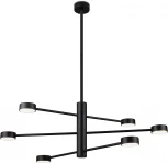 Потолочная люстра ярусная на штанге Freya Tactic FR5363CL-06B (220V, круглые)