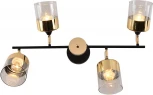Потолочная люстра на штанге Reluce 01555-3.3-04B BK+FGD (220V)