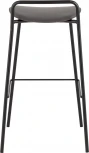 Стул барный Mantis экокожа Темно-серый Stool Group (арт.УТ000038915)