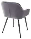 Стул M-City BREEZE G108-12 антрацит/темно-серый каркас, велюр