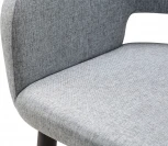 Стул барный R-Home Oscar Сканди Грей/Черный