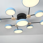 Потолочная люстра с пультом на штанге LED Lu Carte LC-11-1727