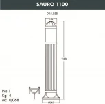 Наземный светильник Fumagalli Sauro D15.555.000.AXF1R.FC1 (220V, круглые, IP55)