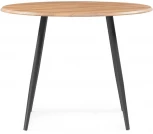 Деревянный стол Notta Абилин 100х76 дуб вотан / черный матовый 507218