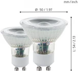 Лампочка светодиодная GU11 10W 400 lm 4000K Eglo Lm_led_gu10 11526