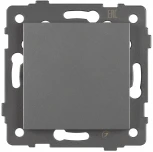 Механизм выключателя одноклавишный самовозвратный SWT-MKR1-PL-GR-V (250V, 10A) (Arlight) 049881